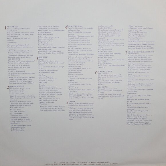 STYX - CRYSTAL BALL - Picture 3 of 3